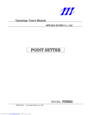 Mitaka Kohki PSMS2 User Manual