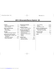 GMC Sierra Hybrid 2011 Owner's Manual