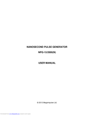 Megaimpulse Ltd. NPG-15/2000N User Manual