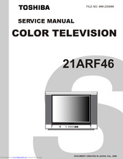Toshiba 21ARF46 Service Manual