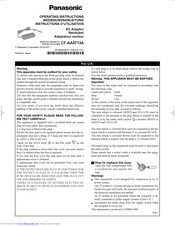 Panasonic CF-AA5713A Operating Instructions Manual