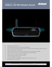 Netcomm ADSL2 Specifications