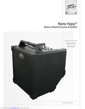 Peavey Nano Vypyr Operating Manual
