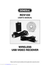 General RCV100 User Manual