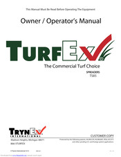 TurfEx TS-85 Owner's/Operator's Manual
