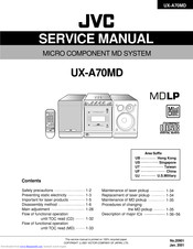 JVC UX-A70MD Service Manual