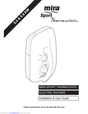 Mira Sport Thermostatic 9.8 Installation & User Manual
