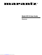 Marantz Duetto SR110 User Manual