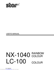 Star Micronics NX-1040 User Manual