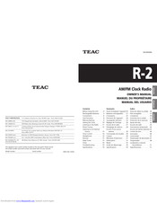 Teac R-2 Owner's Manual