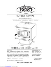 Kozi 1200 Owner's Manual