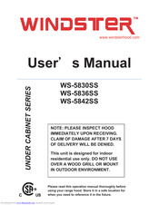 Windster WS-5842SS User Manual