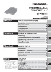 Panasonic CF-VDD731 Operating Instructions Manual