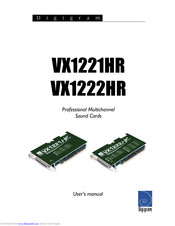 Digigram VX1221HR User Manual