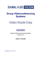 Emblaze VCON HD3000 User Manual