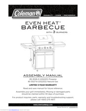 Coleman EVEN HEAT G52202 Assembly Manual