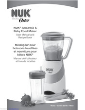 NUK 62109 User Manual And  Recipe Book