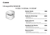 Canon imageRunner 1133 Starter Manual