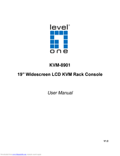 LevelOne KVM-8901 User Manual