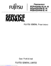 Fujitsu Plasmavision PDS4203W Service Manual