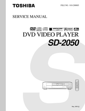 Toshiba SD-2050 Service Manual
