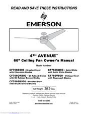 Emerson CF766ORB00 Owner's Manual