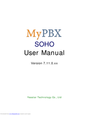 Yeaster MyPBX SOHO User Manual