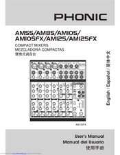 Phonic AM125FX User Manual