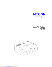 Micon T30 User Manual