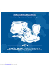 Graco Flat Panel LCD Video & Sound Monitor Owner's Manual