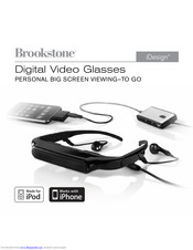 Brookstone Digital Video Glasses User Manual