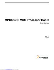 Freescale Semiconductor MPC8349E User Manual