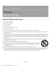 Samsung SIA-0120 User Manual