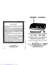 Electra Bearcat 210 Owner's Manual