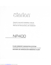 Clarion NP400 Owner's Manual & Installation Manual
