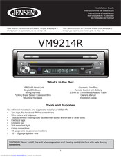 Jensen VM9214R Installation Manual