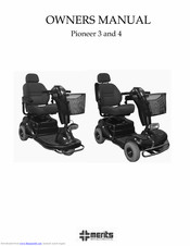 Merits Health Products Pioneer 3 Owner's Manual