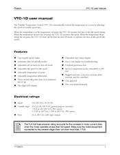 Phason VTC-1D User Manual