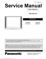 Panasonic CT-27SL15 Service Manual