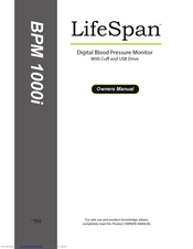 LifeSpan BPM 1000i Owner's Manual