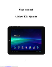 Quasar Allview TX1 User Manual