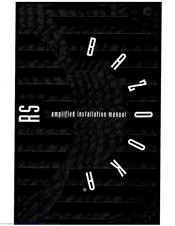Bazooka RS Installation Manual