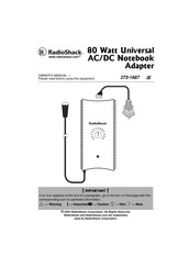 Radio Shack 273-1687A Owner's Manual