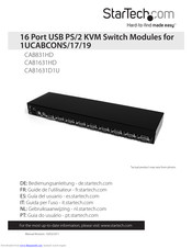 StarTech.com CAB1631D1U User Manual
