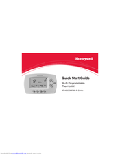 Honeywell RTH6580WFF Quick Start Manual