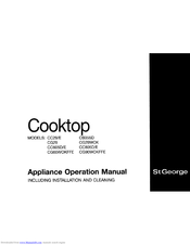 St George CC805D/E Operation Manual