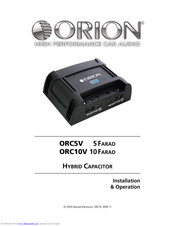 Orion ORC5V Installation & Operation Manual