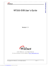 Wiznet W7200-EVB User Manual