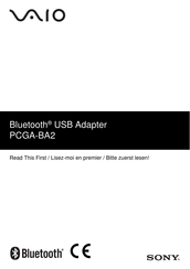 Sony PCGA-BA2 Quick Manual