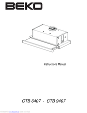 Beko CTB 6407 Instruction Manual